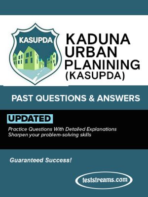 KASUPDA Past Questions / Answers – Kaduna Urban Planning
