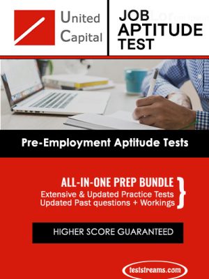 United Capital Job Aptitude Test Past Questions and Answer – Updated Copy