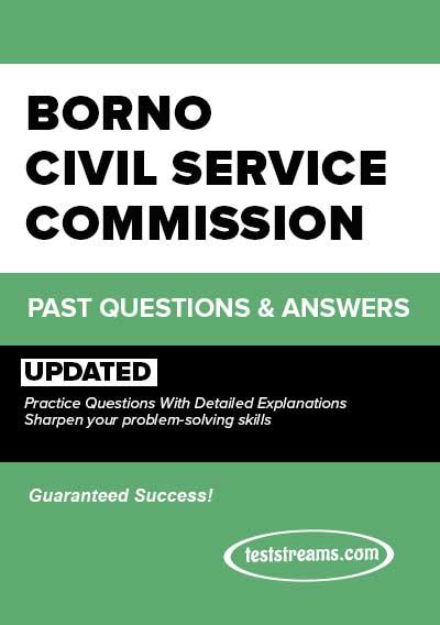 Borno State Civil Service Practice Questions and Answers