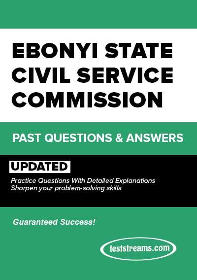 Ebonyi State Civil Service Practice Past Question And Answers