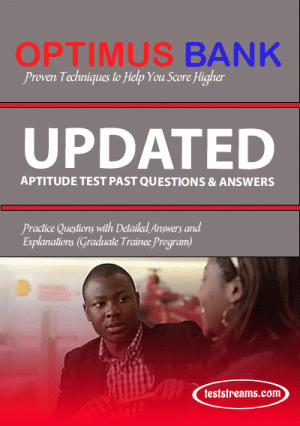 Optimus Bank Aptitude Test Past Questions And Answers - Updated