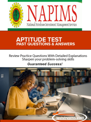 NAPIMS Aptitude Test Past Questions and Anwers