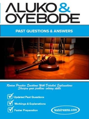 Aluko & Oyebode Aptitude Test Past Questions 2023