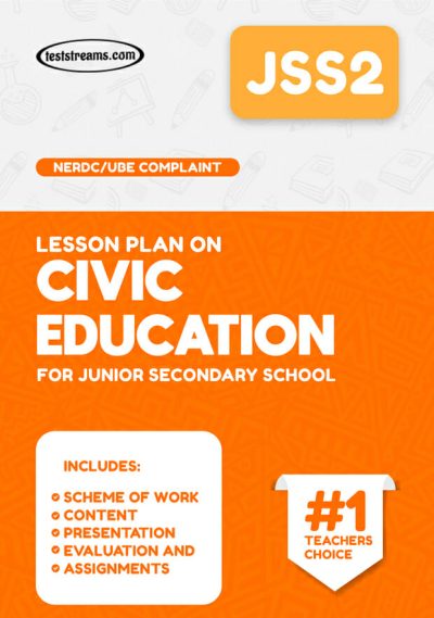 scheme of work jss2 civic education
