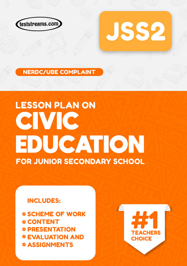 scheme of work jss2 civic education second term