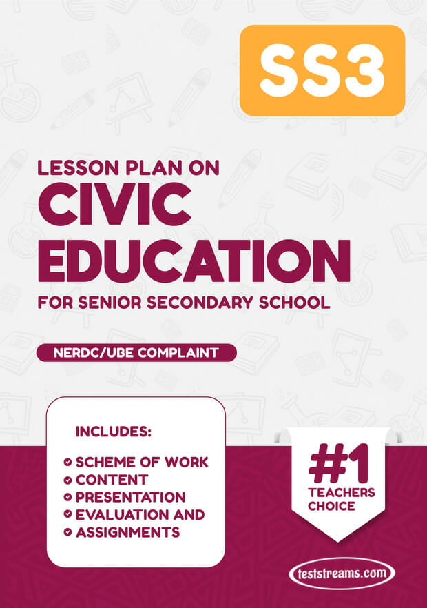 scheme of work civic education for ss3