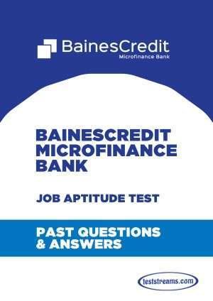 Baines Credit Microfinance Bank Past Questions And Answers.