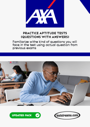 Axa Graduate Assessment Practice Test Pack