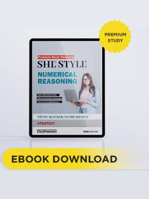 SHL Numerical Reasoning Aptitude Test Prep Book