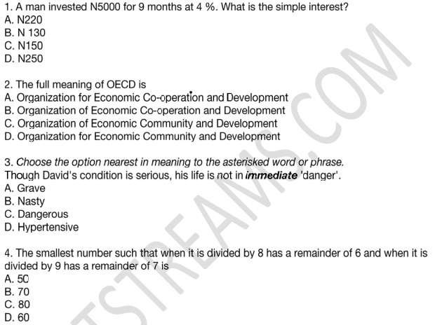 AB Microfinance Bank Nigeria Aptitude Test- PDF Download