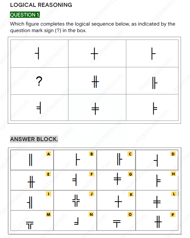 standard chartered logical reasoning tests