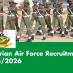 Nigerian Air Force Recruitment 2025/2026