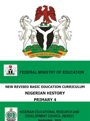 NERDC Primary 4 Nigerian History 2025 Edition