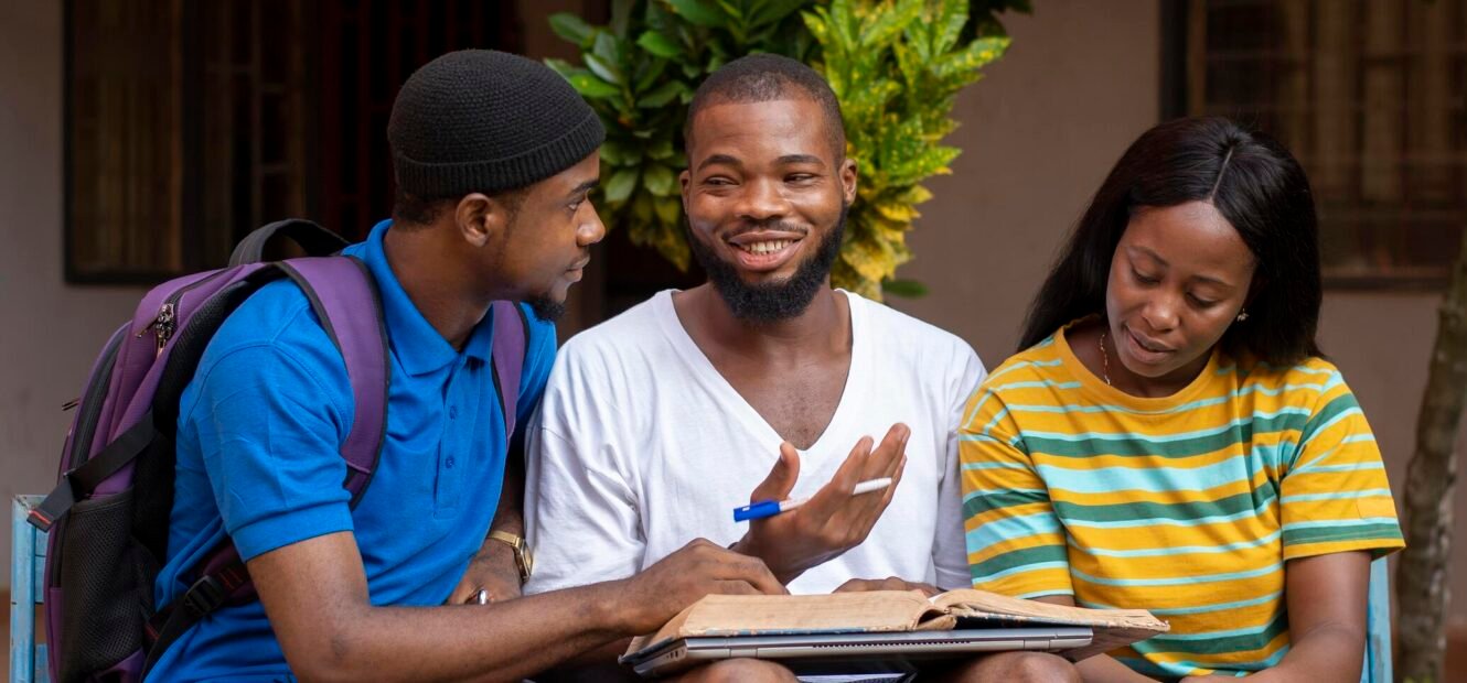 black students doing Weekly Study Plan