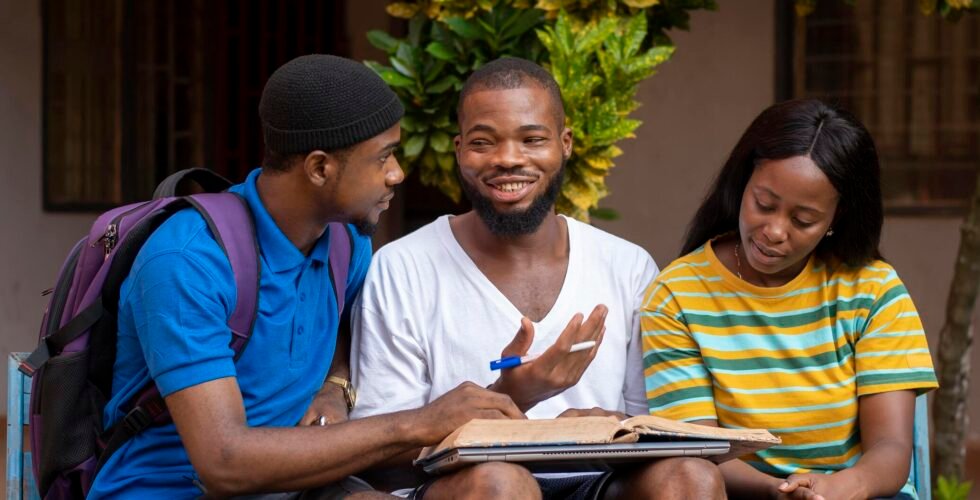 black students doing Weekly Study Plan