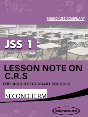 Lesson Note on C.R.S for JSS1 Second Term